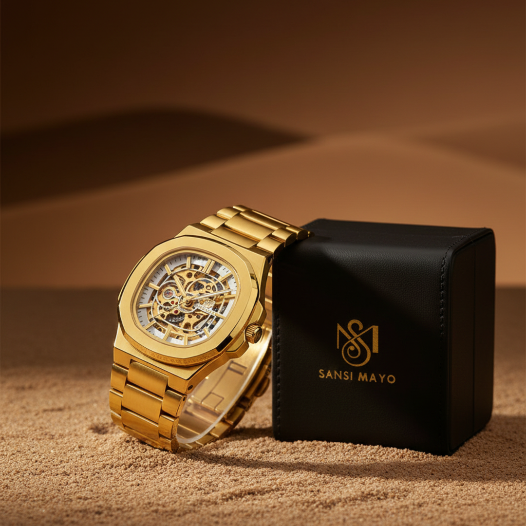 Gold White Automatic