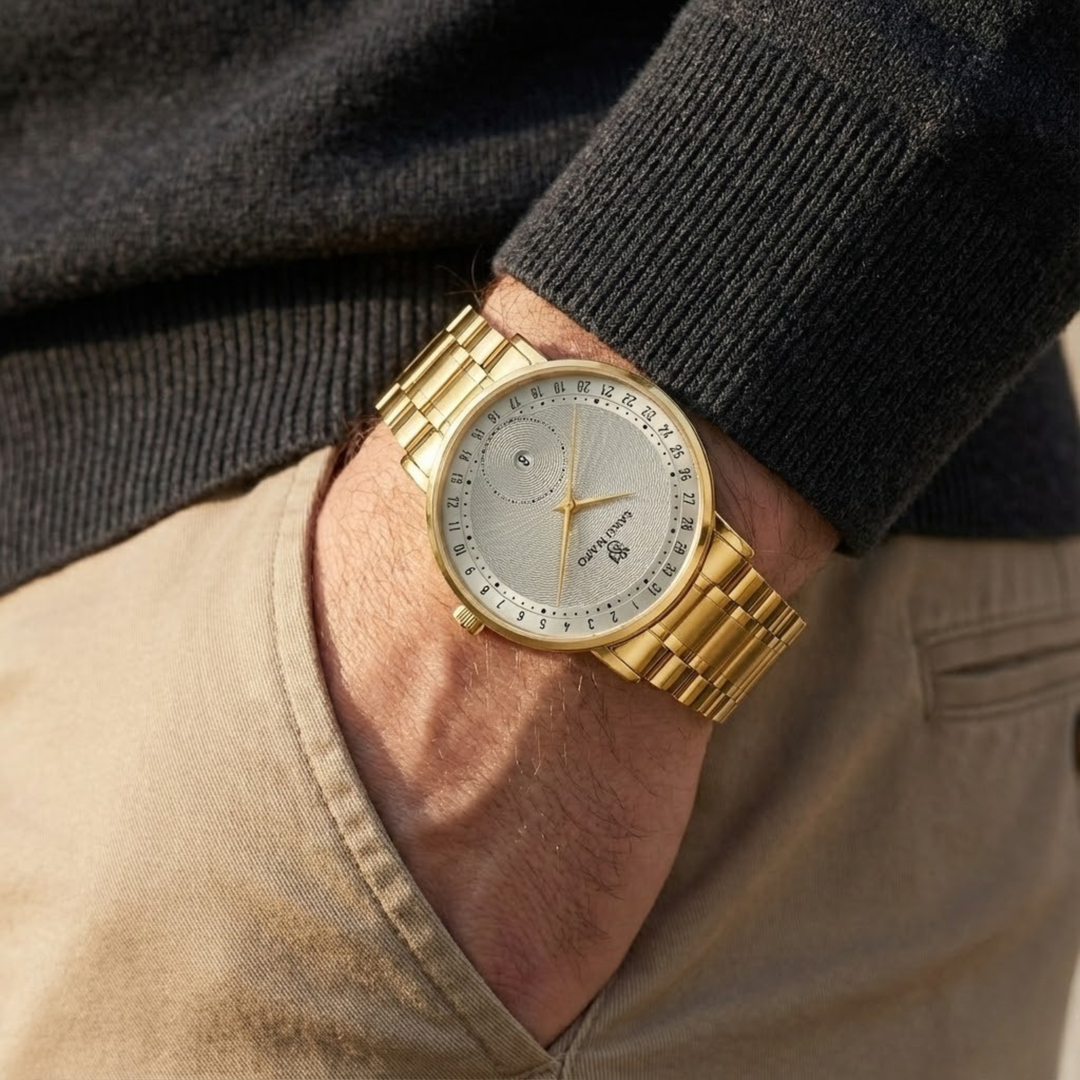 Gold Grey Date Quartz