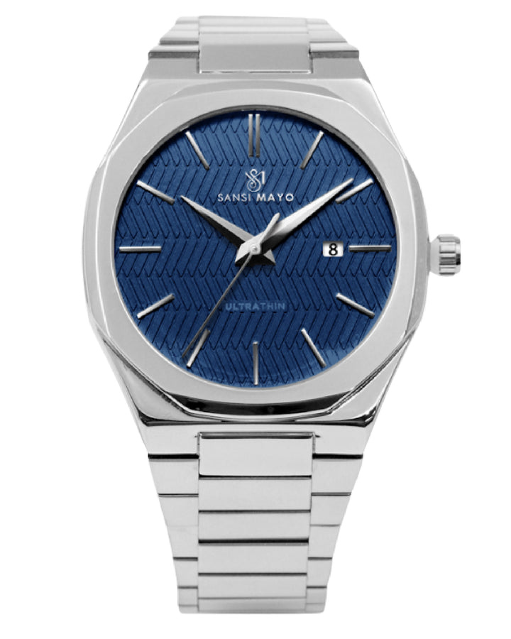 Navy Silver Analog