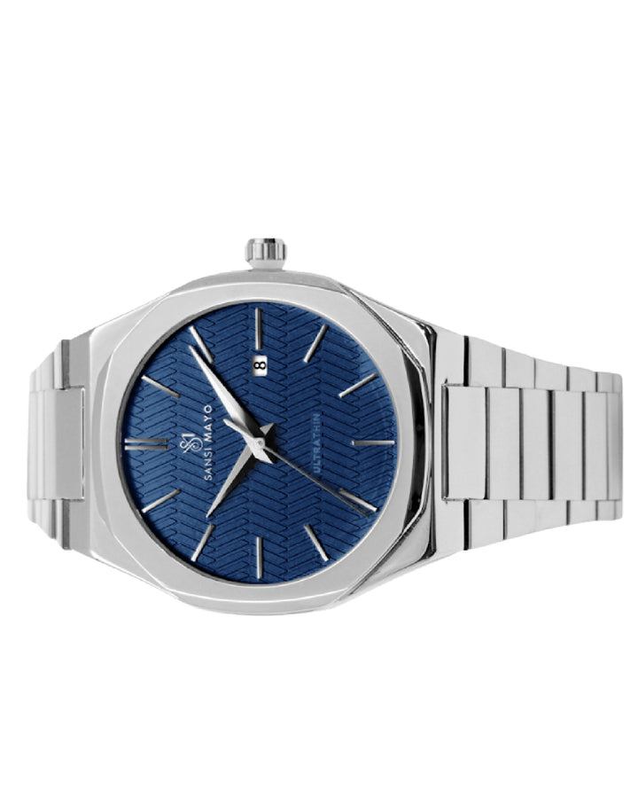 Navy Silver Analog