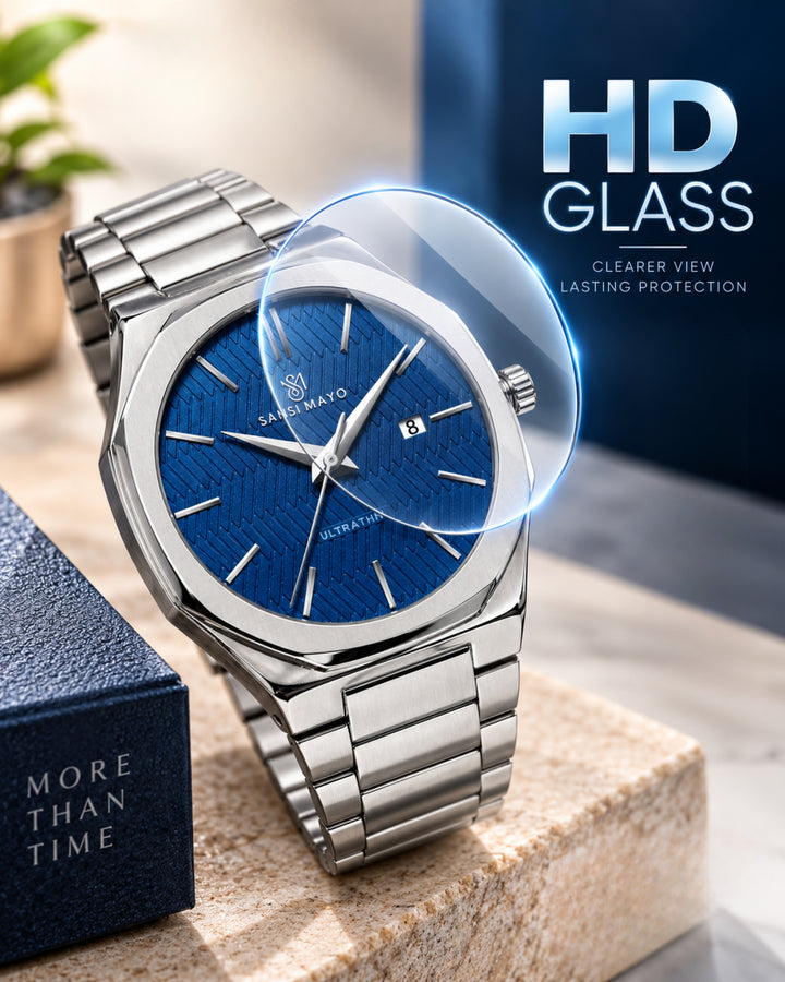 Navy Silver Analog
