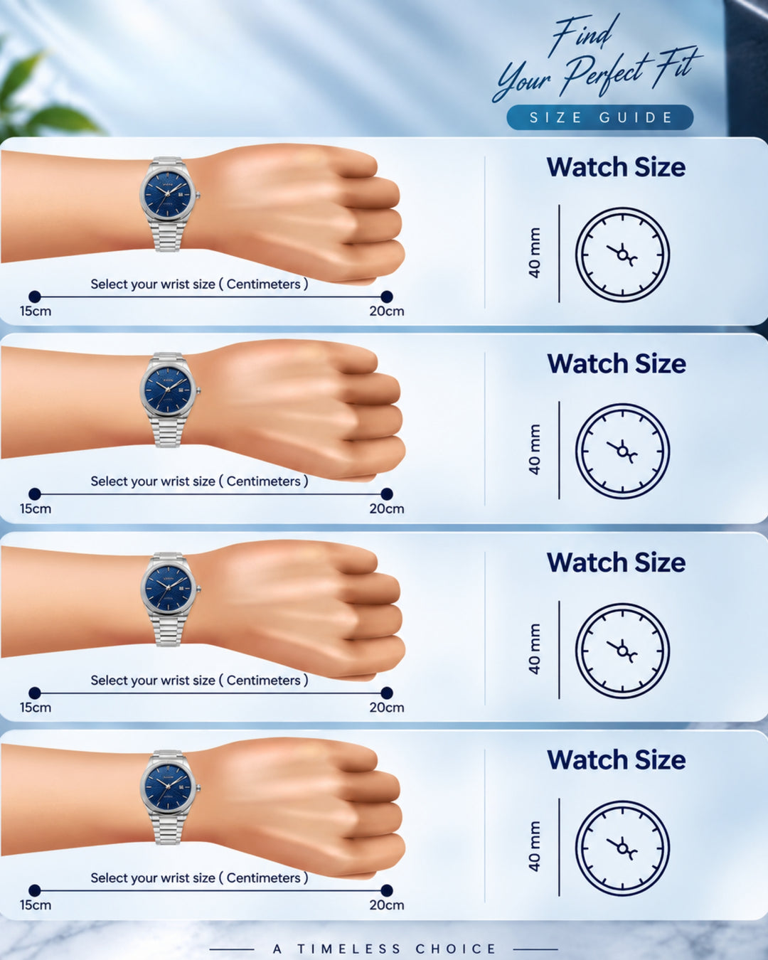 Navy Silver Analog