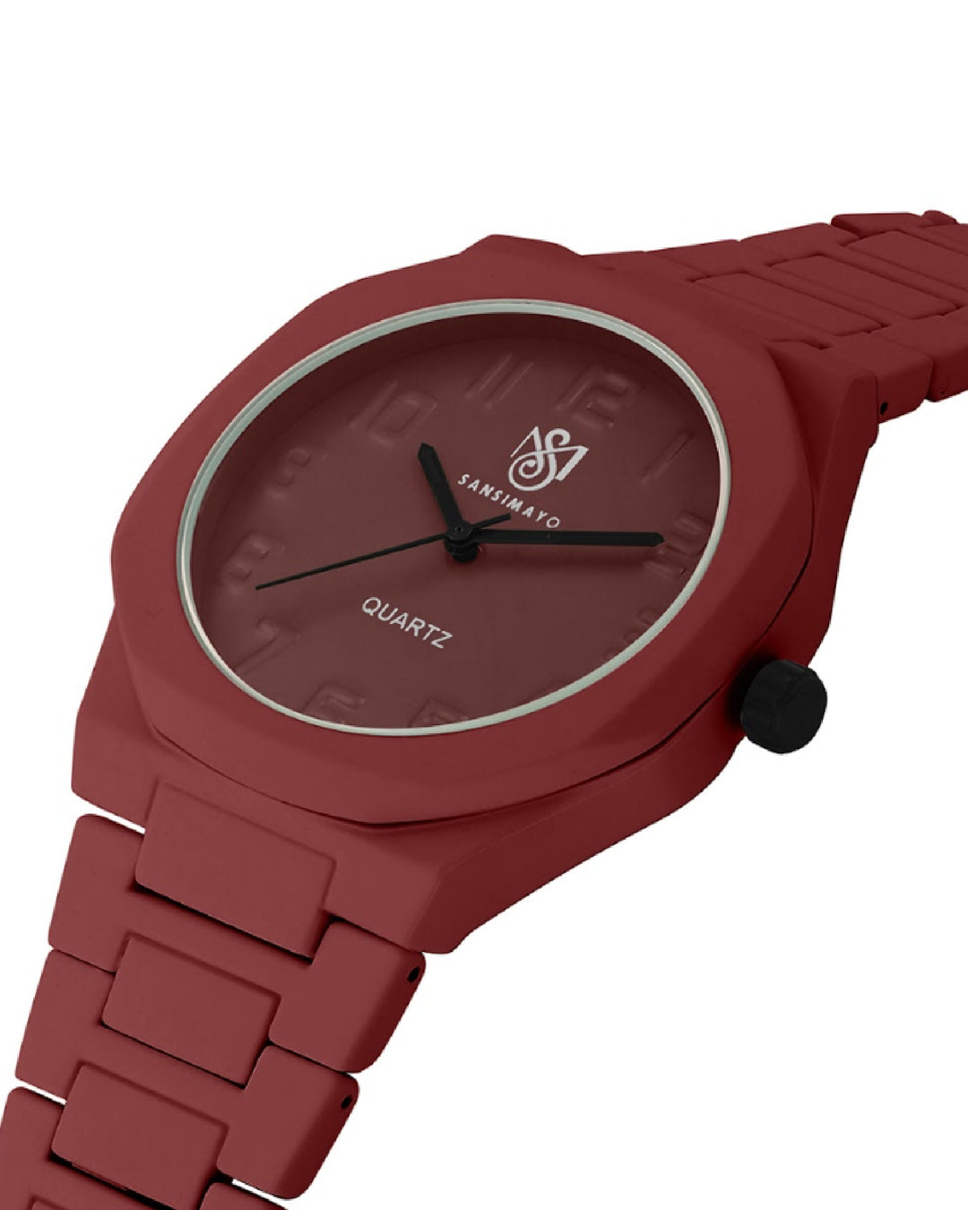 Carnival Dulex Rust Maroon Quartz Watch