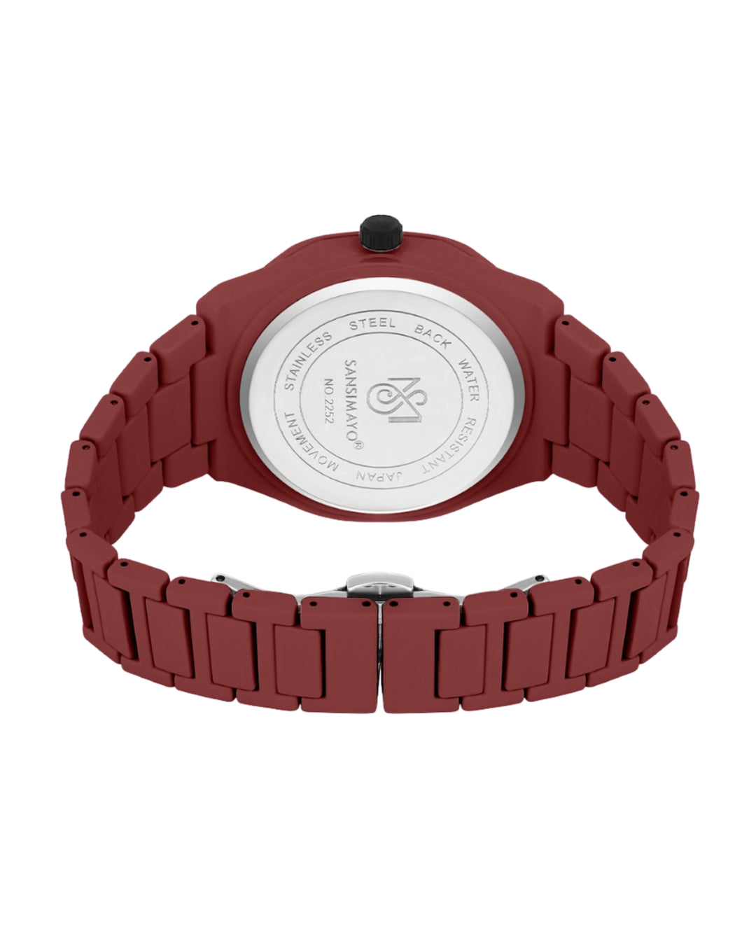 Carnival Dulex Rust Maroon Quartz Watch