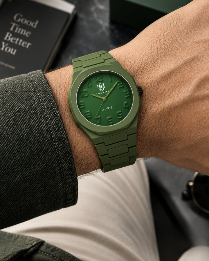 Carnival DulexEmerald Green Quartz Watch