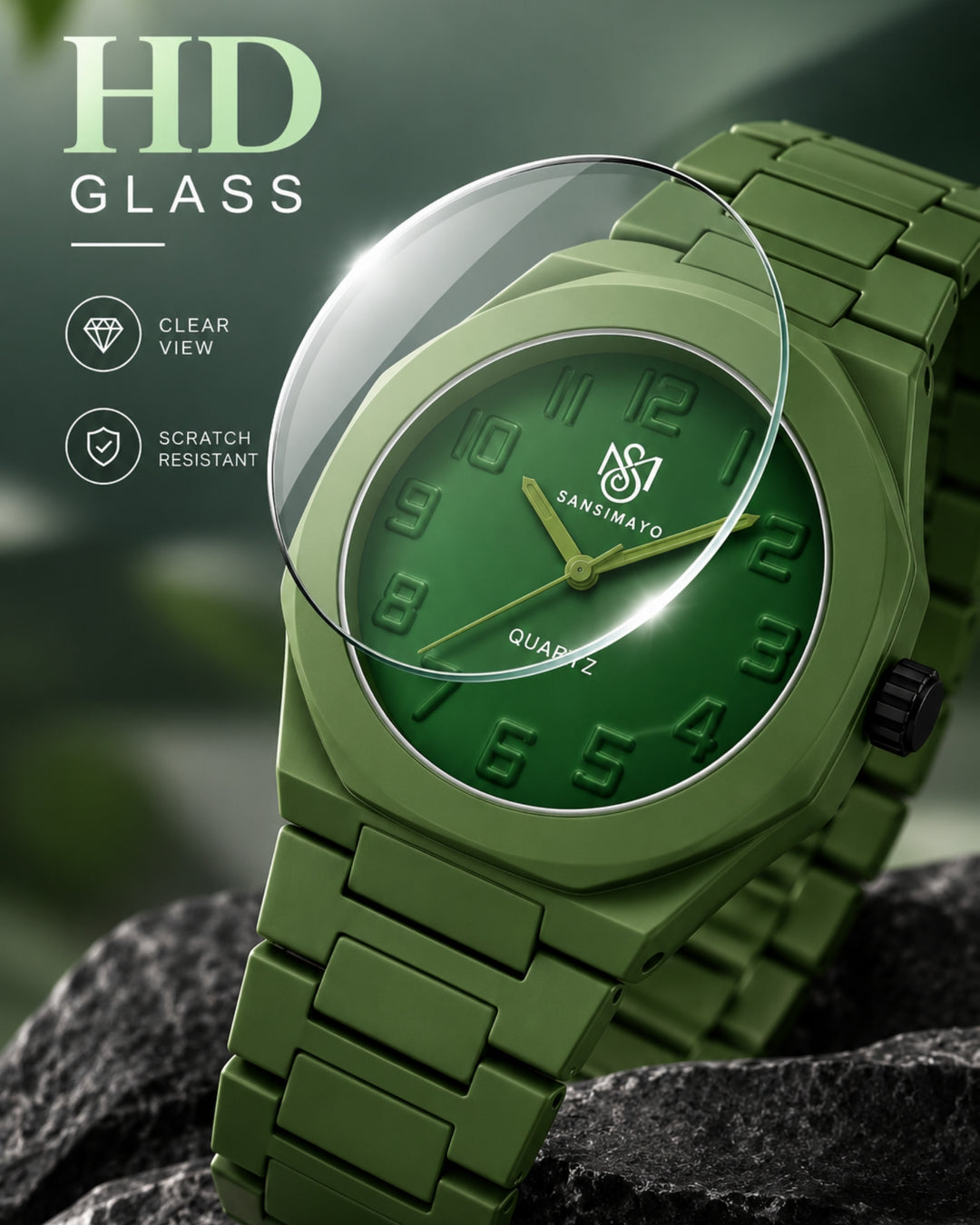 Carnival DulexEmerald Green Quartz Watch