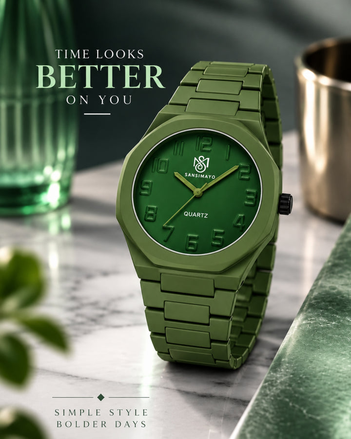 Carnival DulexEmerald Green Quartz Watch