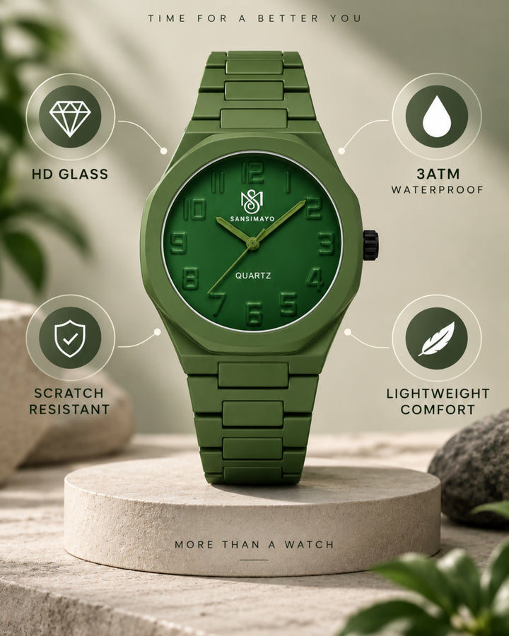 Carnival DulexEmerald Green Quartz Watch