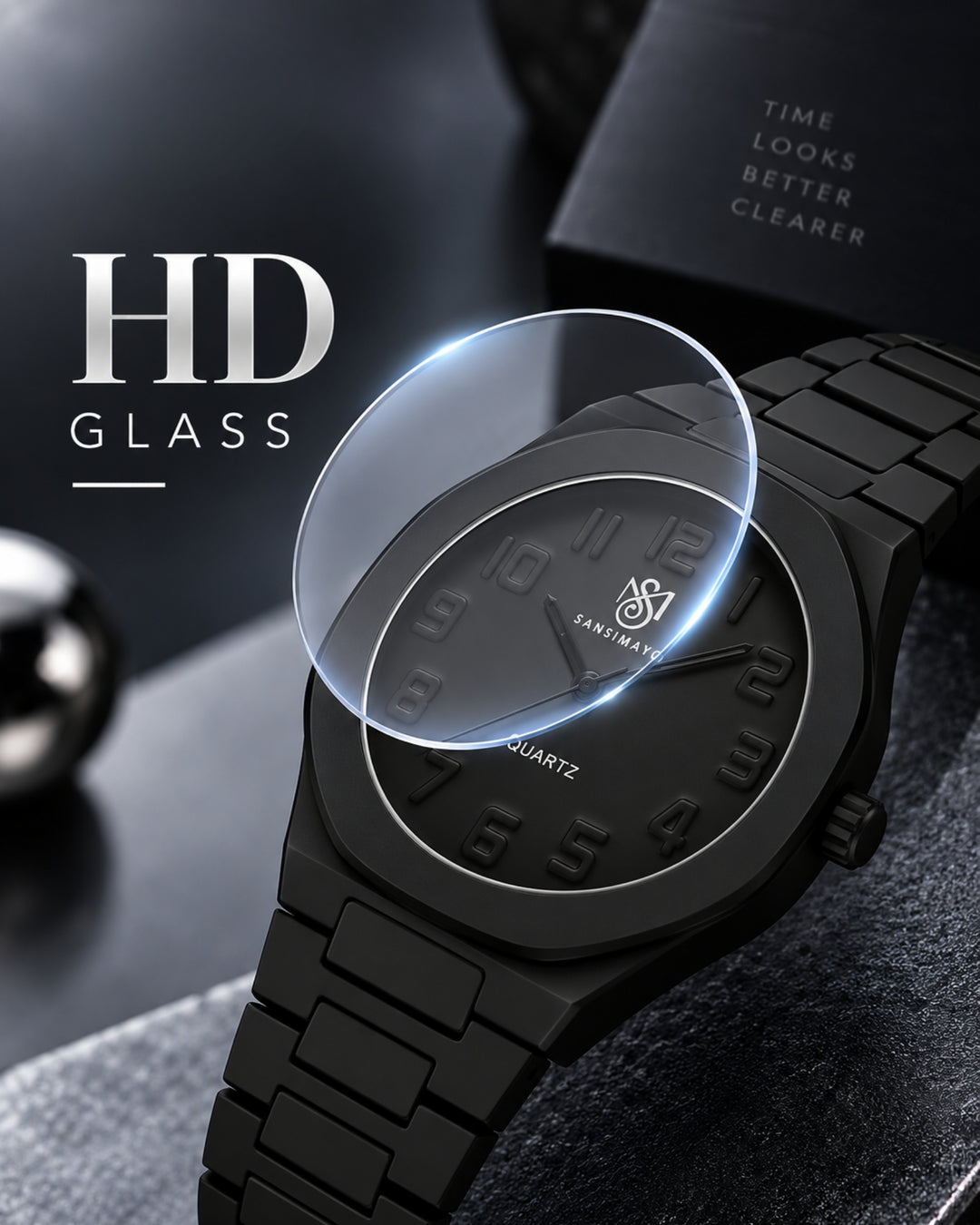 Carnival Dulex Jet Black Quartz Watch