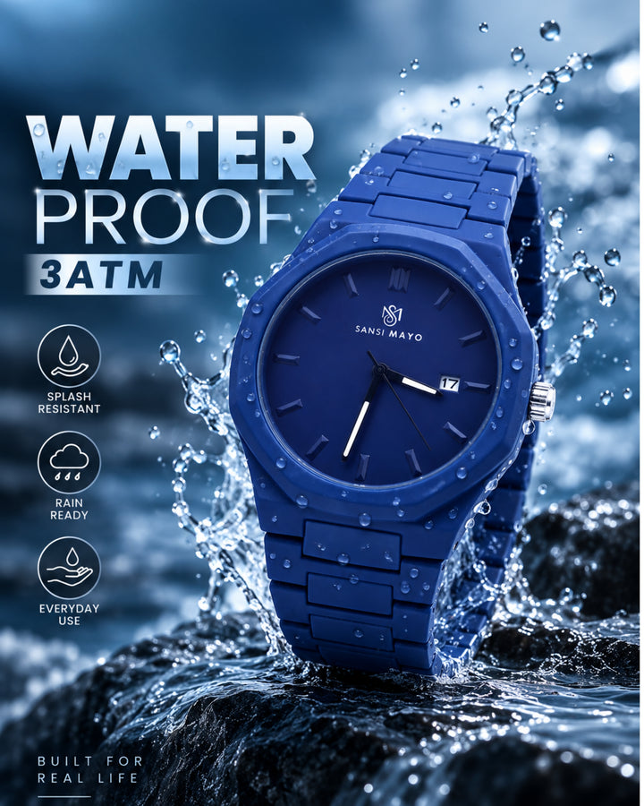 Blue Elegance Wrist Watch