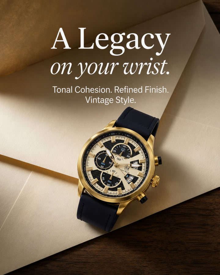 Two-Tone Gold Wrist Watch