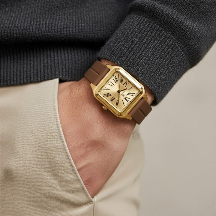 Luxe Gold Square Analog