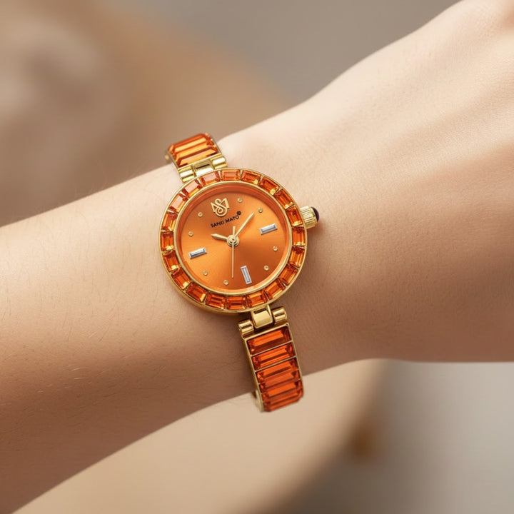Egyptian Stone Gold Orange Women’s Watch