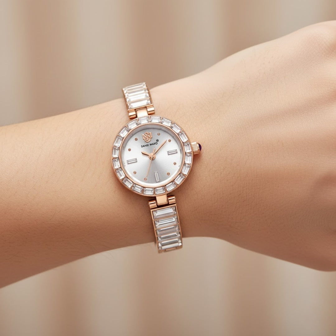 Egyptian Stone Rose Gold Grey Women’s Watch