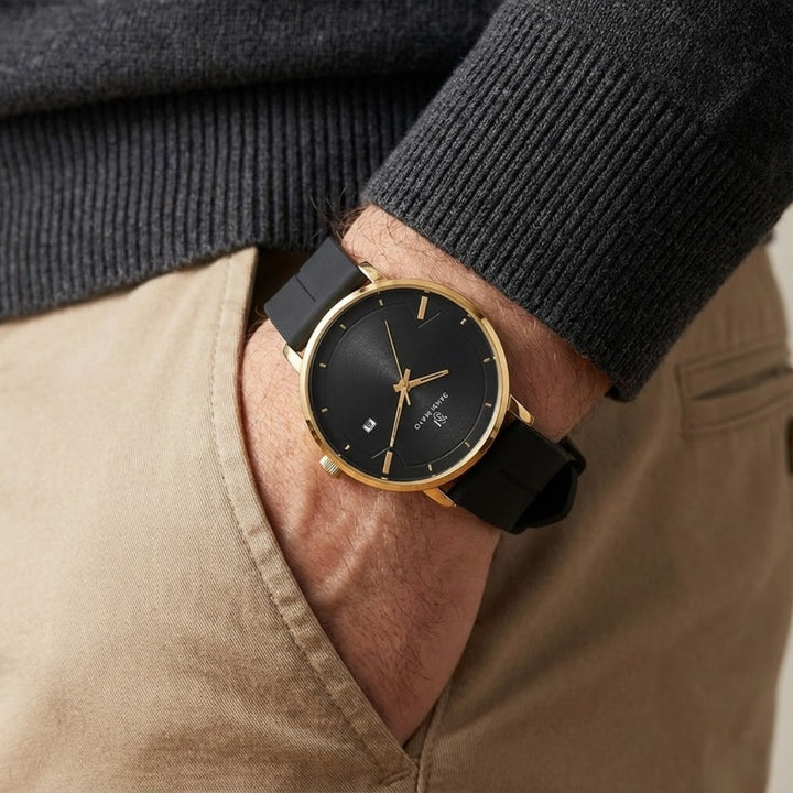 Midnight Black Magnetic Lock Analog