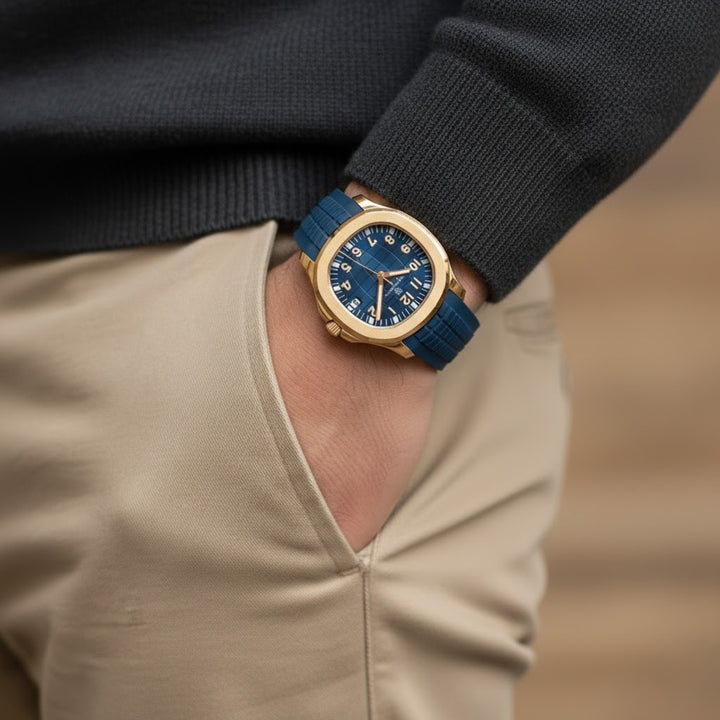 Ocean Blue Gold Analog