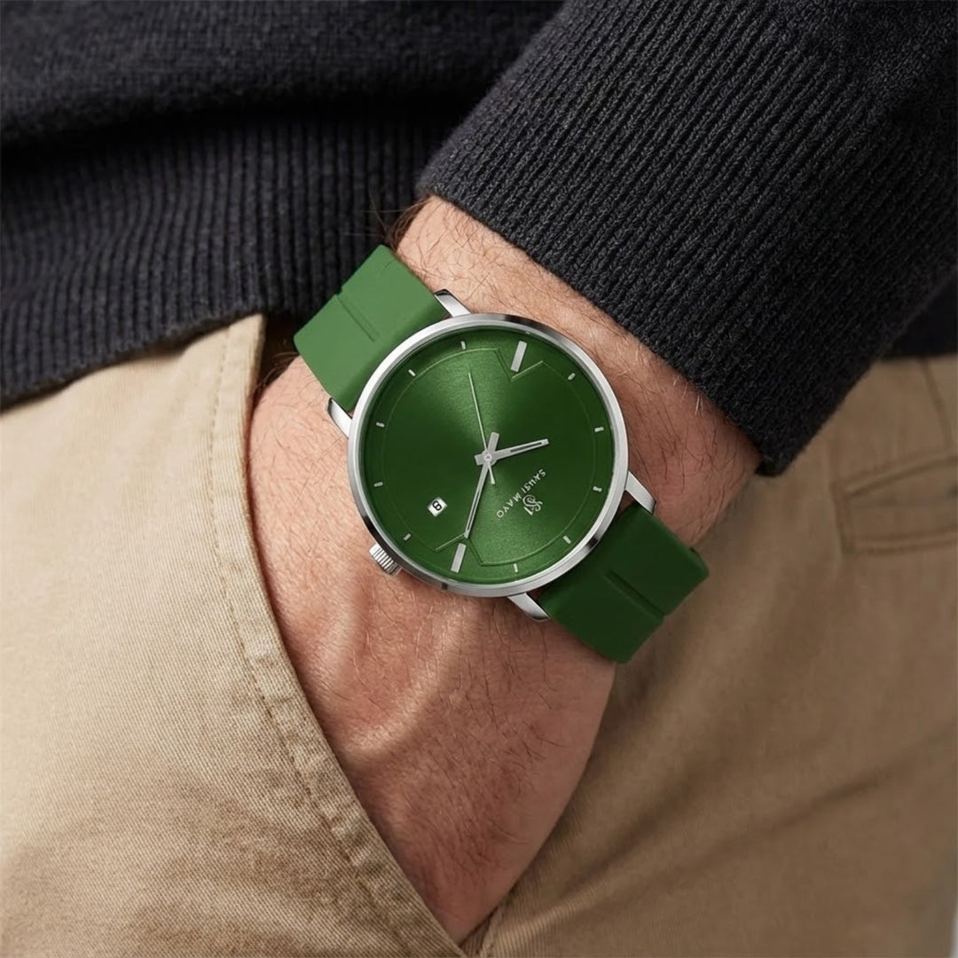 Forest Green Magnetic Lock Analog