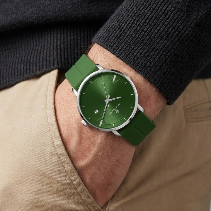 Forest Green Magnetic Lock Analog