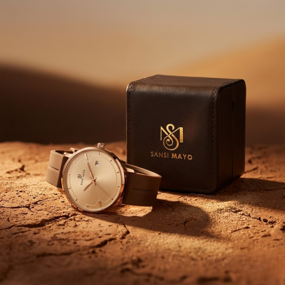 Luxe Gold Magnetic Lock Analog