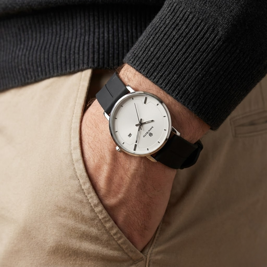 Arctic White Magnetic Lock Analog