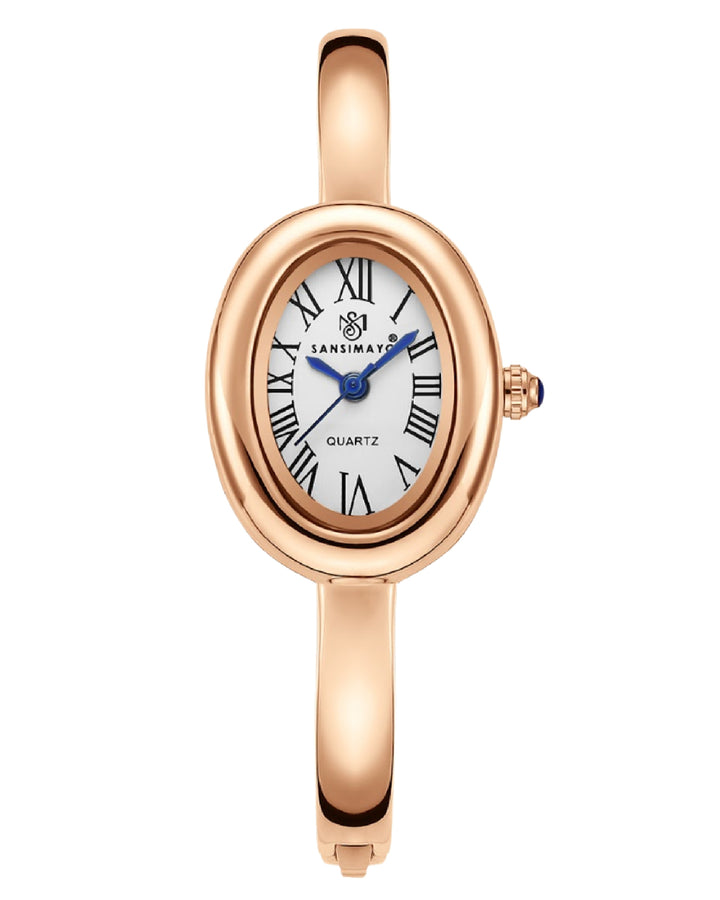 Sansi Mayo Minari Watch -Rose Gold Stainless Steel (White Dial)