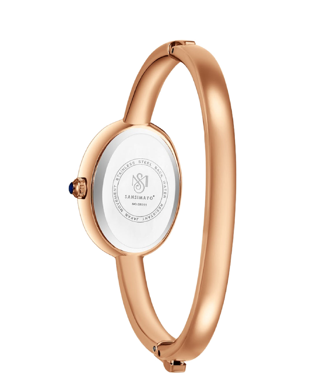 Sansi Mayo Minari Watch -Rose Gold Stainless Steel (White Dial)