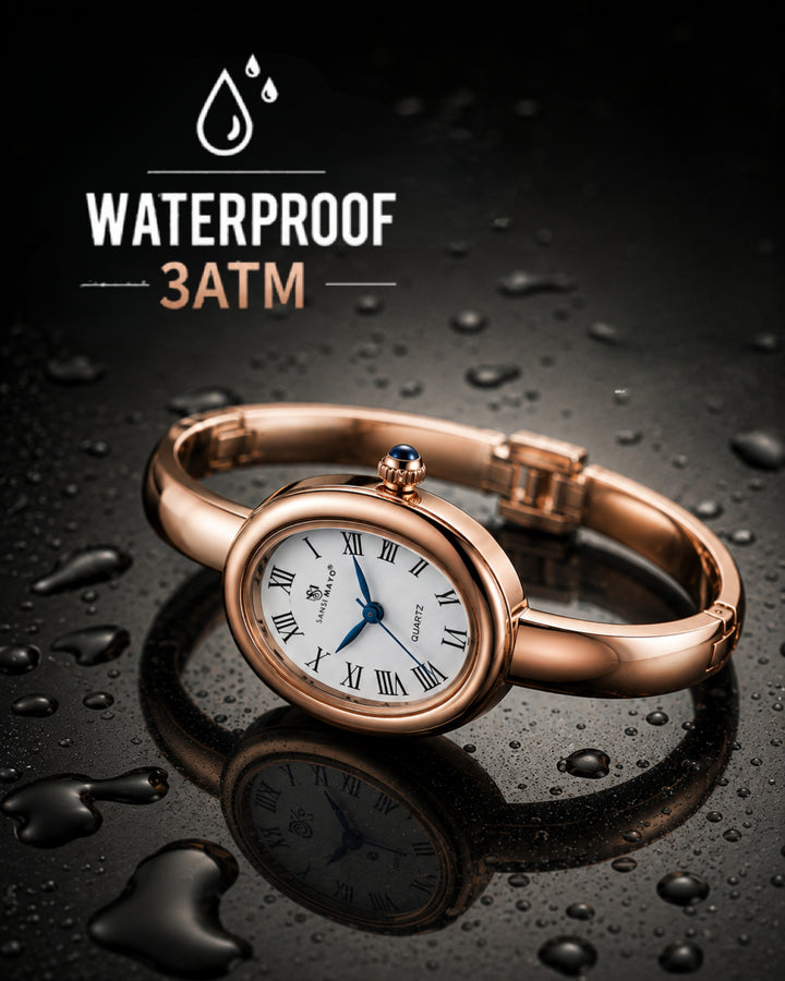 Sansi Mayo Minari Watch -Rose Gold Stainless Steel (White Dial)