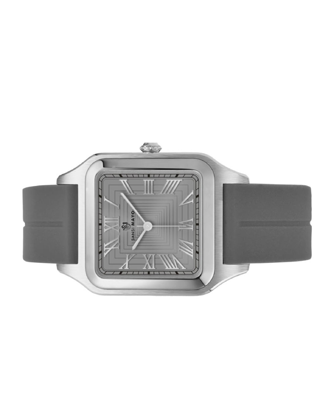 Slate Grey Square Magnetic Analog