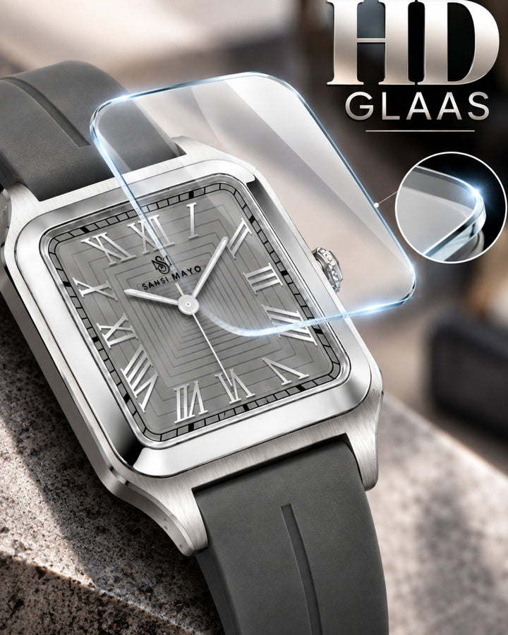 Slate Grey Square Magnetic Analog