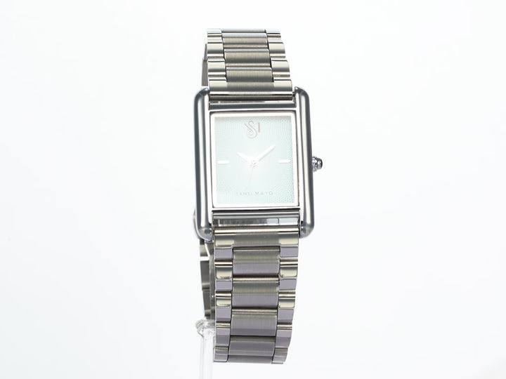 SANSI MAYO Women's Silver Stainless Steel Watch - Turquoise Dial | 10mm | Quartz