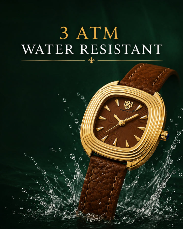 Verona Light Brown Strap Rose Gold Watch for Women