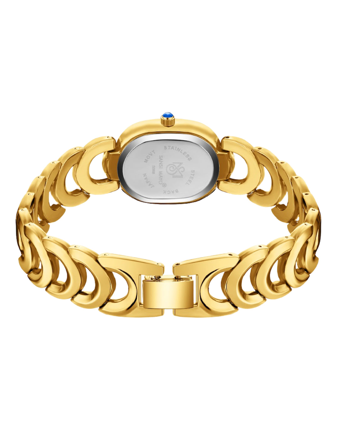 Sansi Mayo VETRA -Maroon Dial & Gold Bracelet