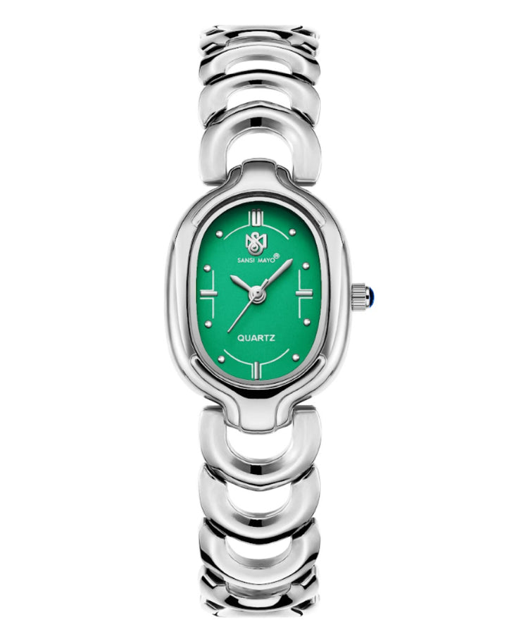 Sansi Mayo VETRA -Green Dial & Silver Bracelet